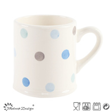 9oz Ceramic Mug Hand Painted Design Simples De Pontos